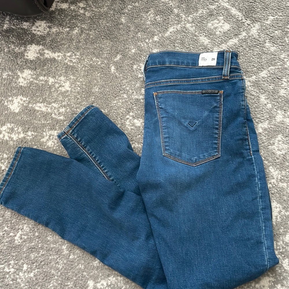 Hudson jeans crop Krista super skinny so 29 NWOT